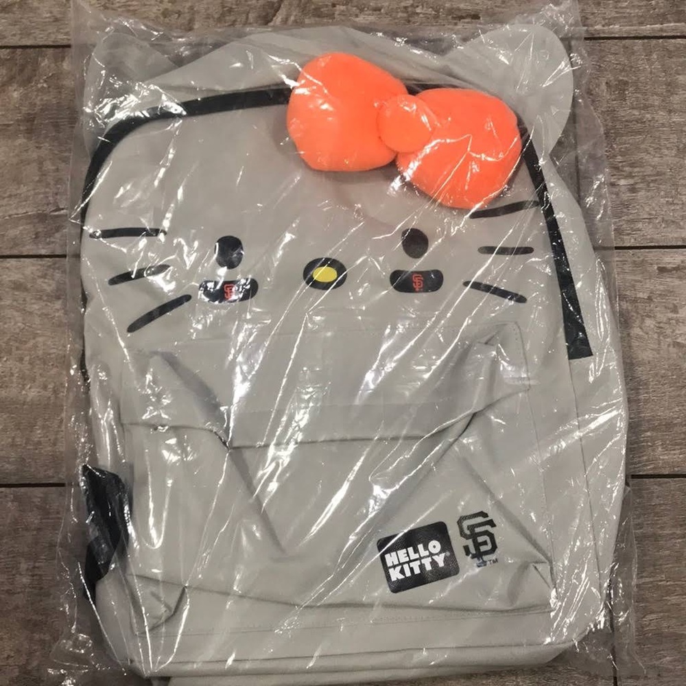 Brand new MLB SF Giants Hello Kitty Backpack. Never been used.